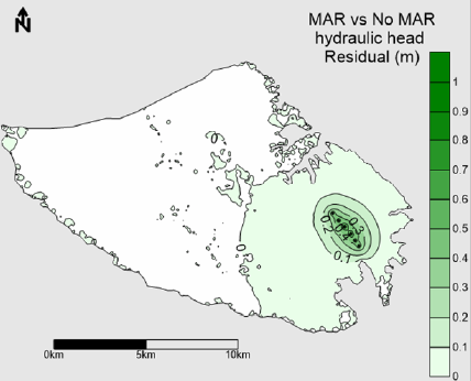  Groundwater numerical model results 